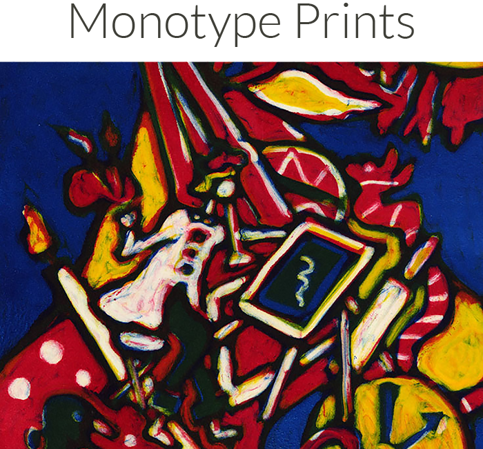 Monotype Prints by Linda Roberts